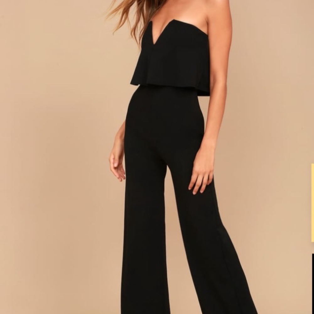 ♥️ Lulu’s Power of Love Strapless Jumpsuits